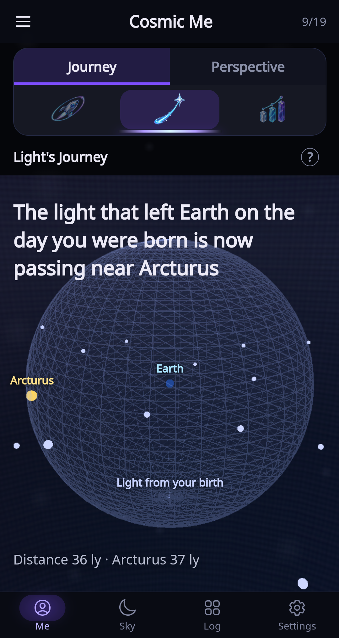 Light’s Journey in the current English app