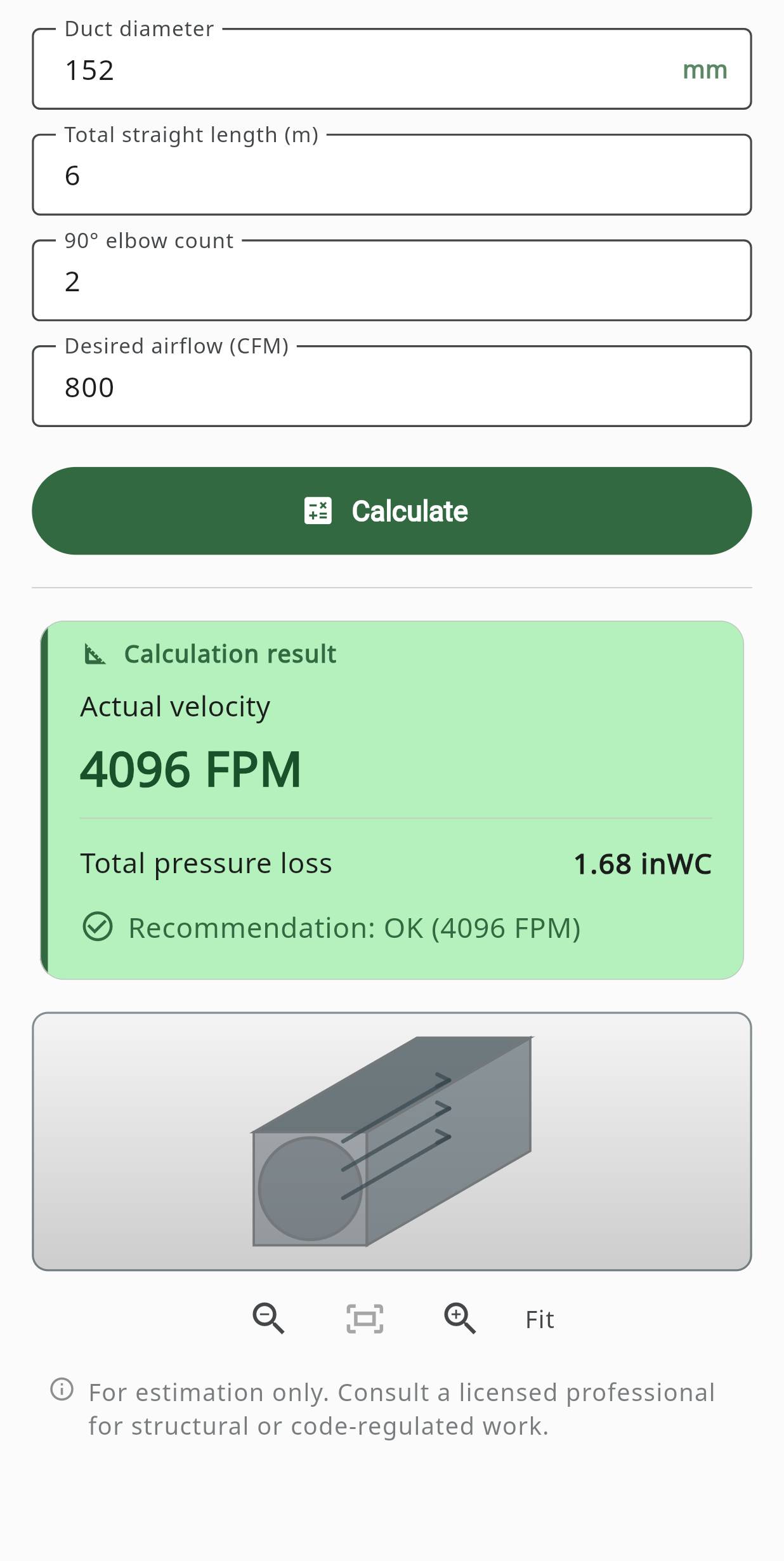 Dust Collection screen